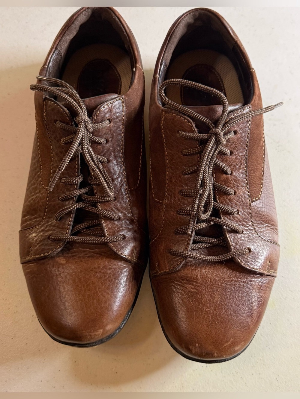 Born Hand Crafted Footwear Mens Brown Leather Lace Up Oxfords Shoes 9.5 / 43 M64